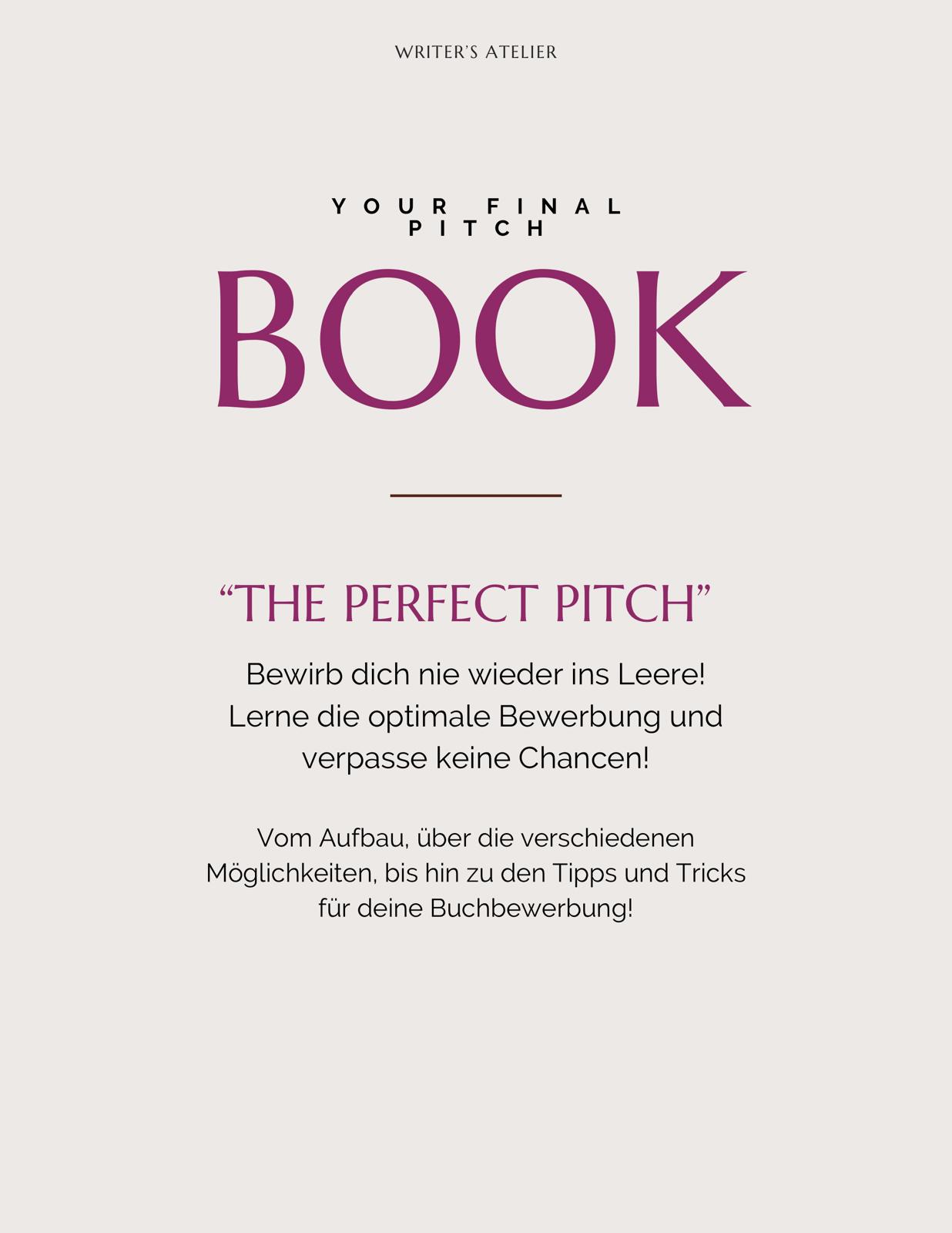 The Perfect Pitch - Bewerbungshilfe