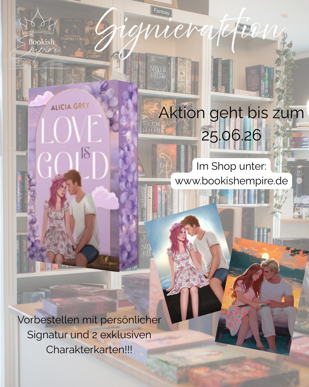 Love is Gold - Signieraktion