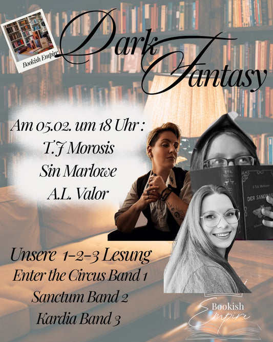 Special Lesung mit T. J. Morosis, Sin Marlowe und A. L. Valor