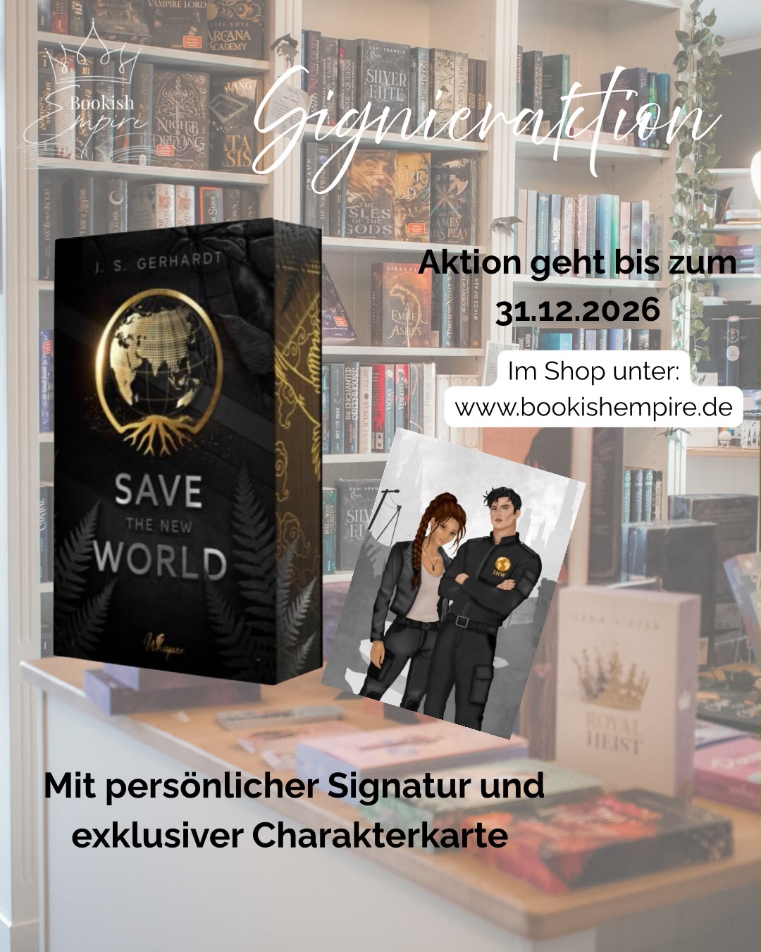 Save The New World - Signieraktion