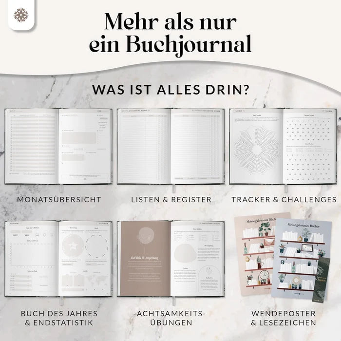 Buchjournal - 52 Bücher - OHNE Poster